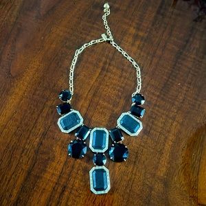 Kate Spade Black Jeweled Necklace